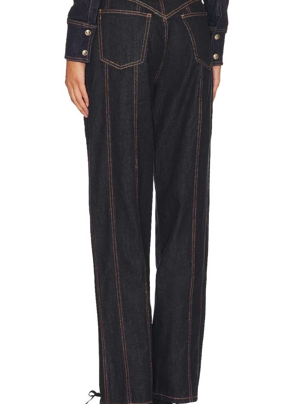 Day Dream Tie-Up Jeans - Picture 3 of 3